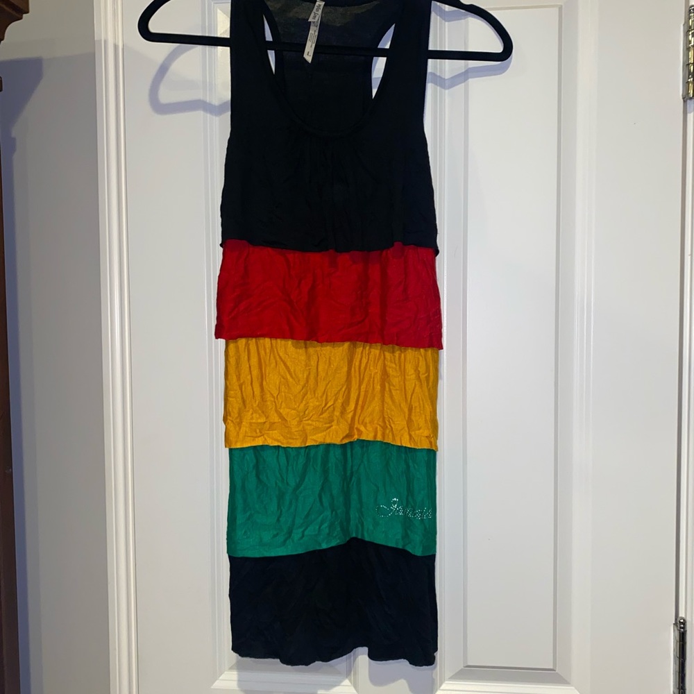 Brand new ruffle long tank from Jamaica